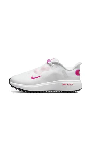 Picture of Nike zns  Women's React Ace Tour Golf Shoes - White / Pink Prime / Photon Dust 105