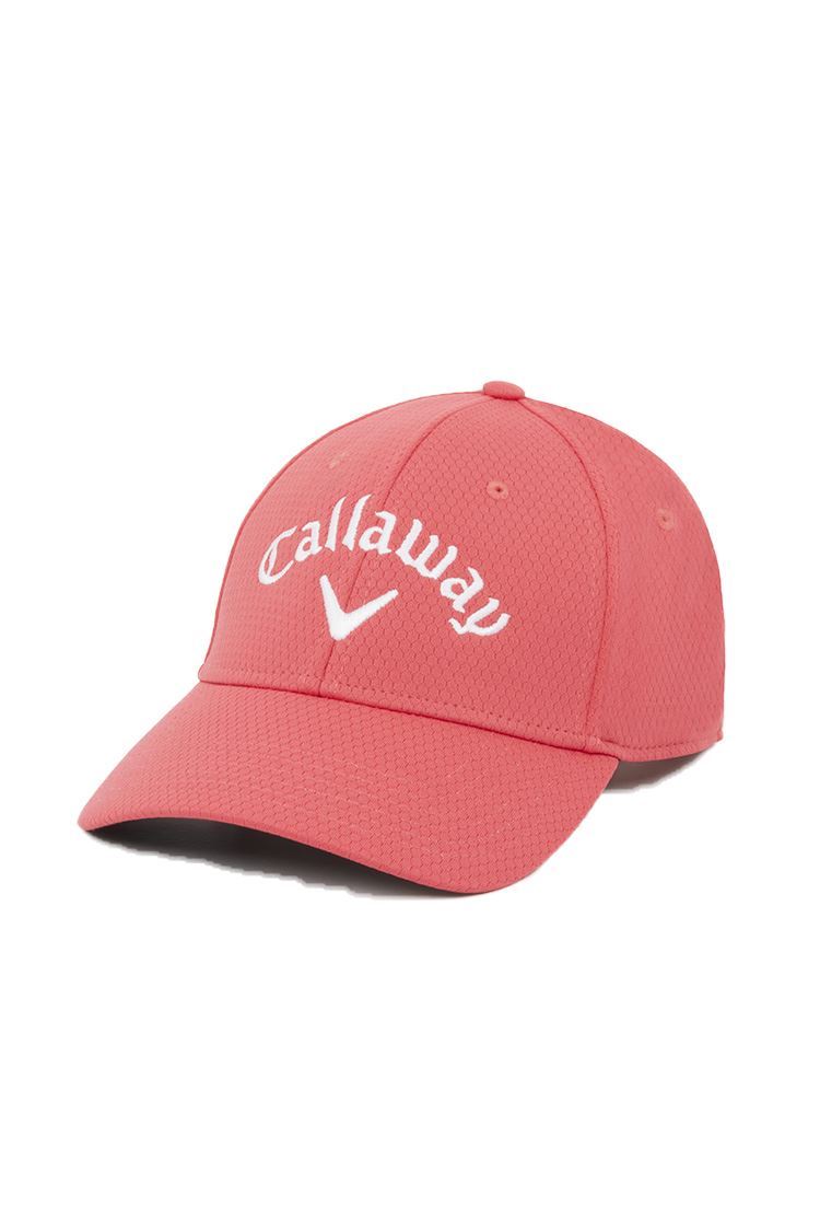 Callaway Ladies Side Crested Golf Cap Geranium 692 CGASA0Z4