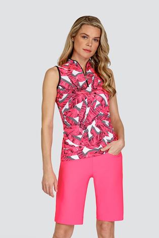 Show details for Tail Ladies Leigh Sleeveless Golf Top - Sabal Sunset