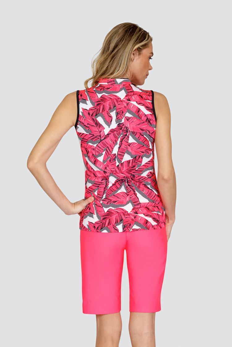 Picture of Tail Ladies Leigh Sleeveless Golf Top - Sabal Sunset