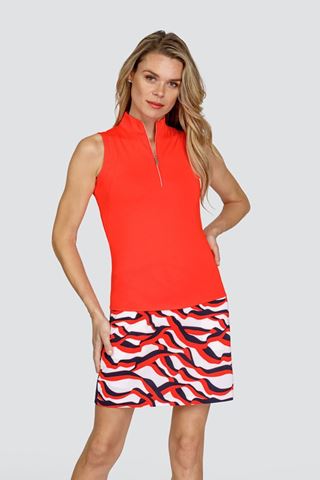 Picture of Tail Ladies Knox Sleeveless Golf Top - Paprika