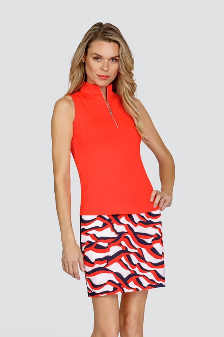 Picture of Tail Ladies Knox Sleeveless Golf Top - Paprika