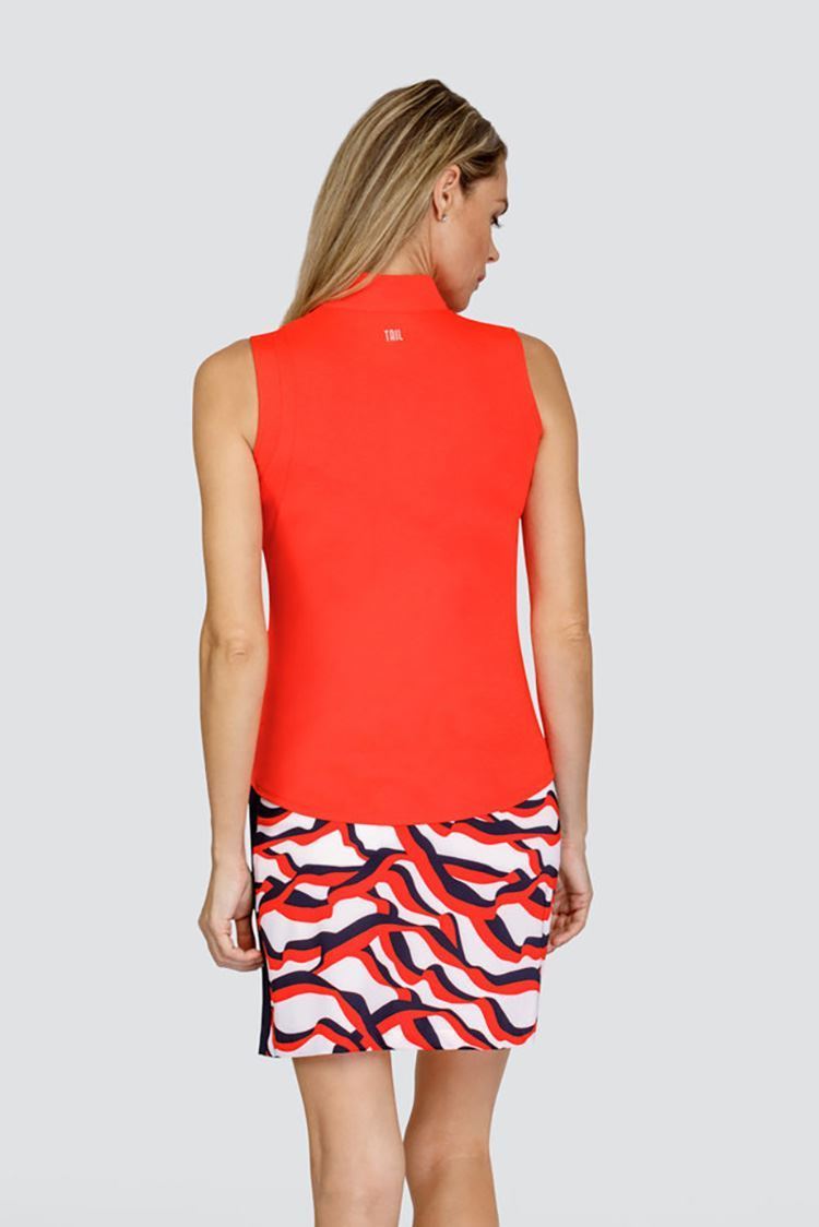 Picture of Tail Ladies Knox Sleeveless Golf Top - Paprika