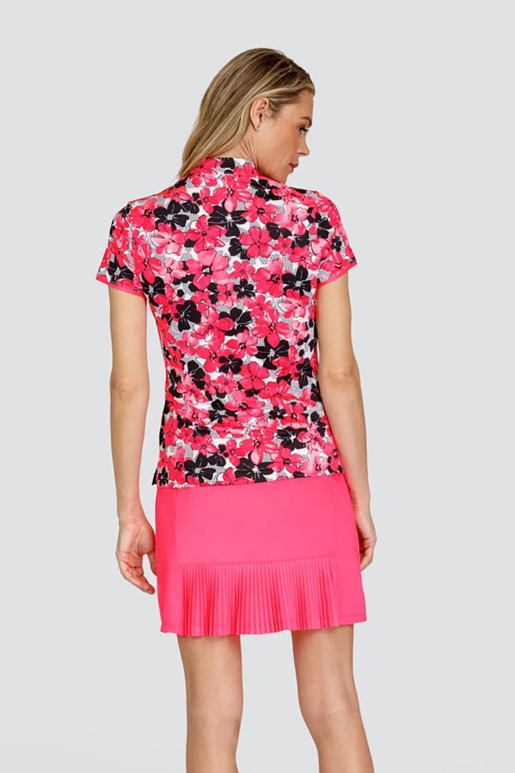 Picture of Tail Ladies Hartley Short Sleeve Golf Top - Pura Flora - XS Only
