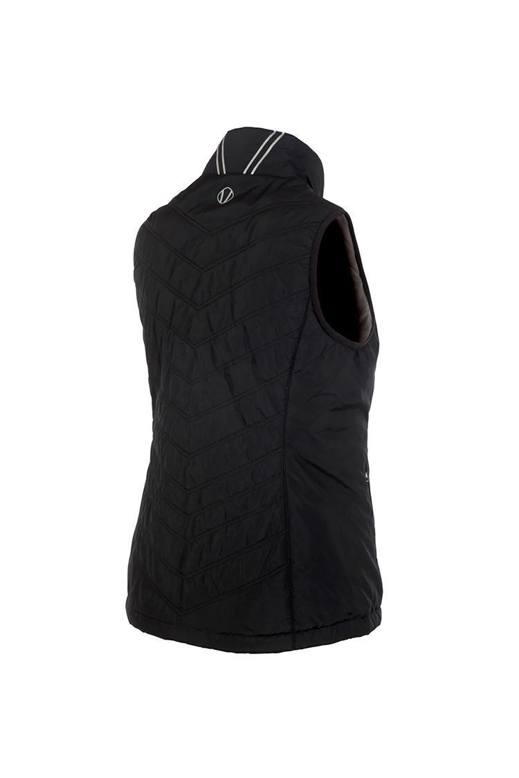 Picture of Sunice Ladies Maci Reversible Gilet - Black / Oyster