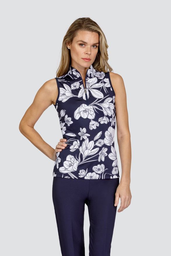 Picture of Tail Ladies Fannie Sleeveless Top - Crocus Blooms - XS Only