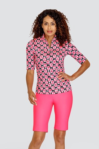 Picture of Tail Ladies zns Mulligan Pull On Golf Shorts - 21" - Pink Lotus - UK16 Only
