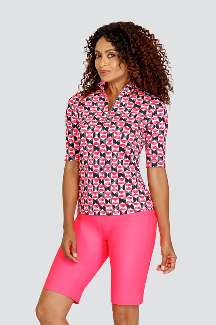 Picture of Tail Ladies zns Mulligan Pull On Golf Shorts - 21" - Pink Lotus - UK16 Only