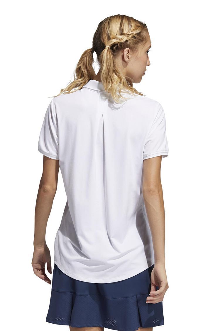 Picture of adidas Women's Ultimate Solid Short Sleeve Polo Shirt - White