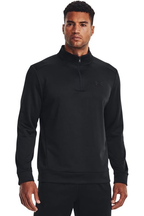 Mens black under armour best sale half zip