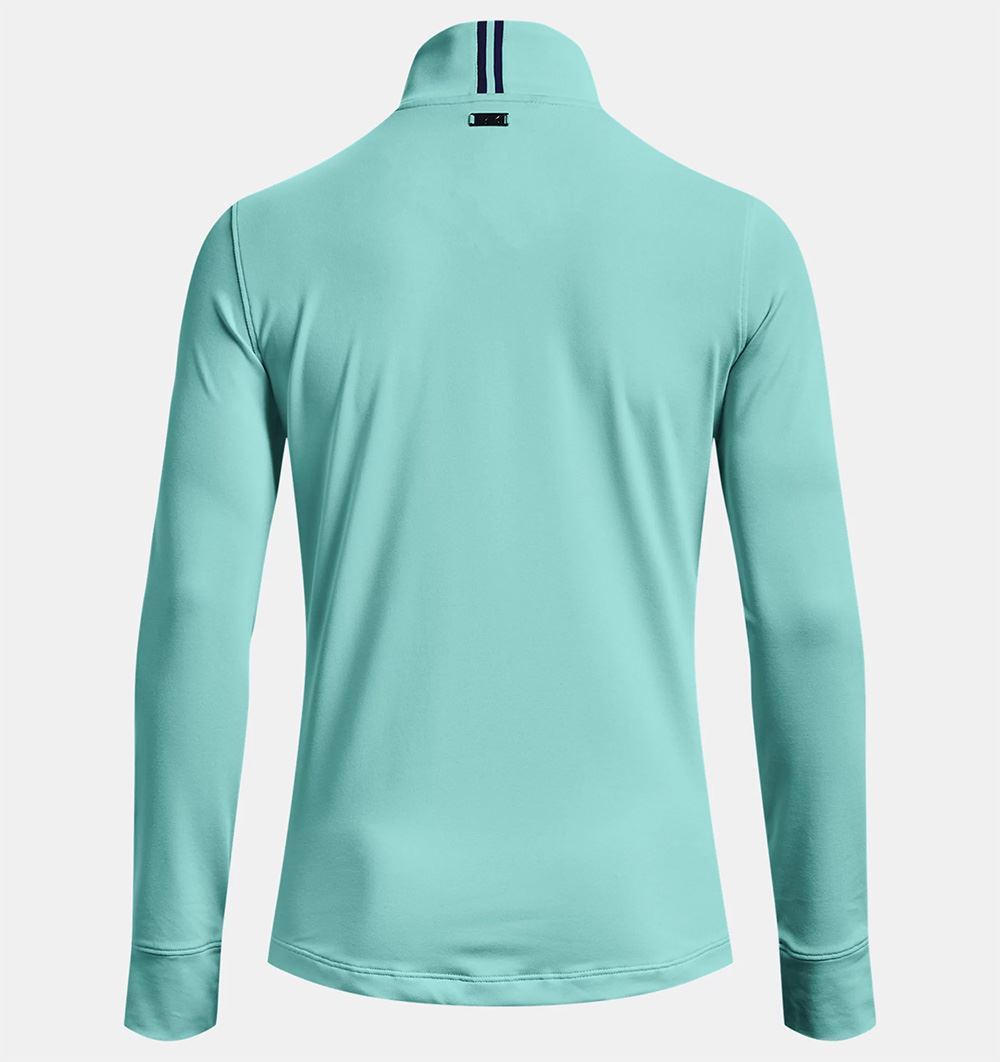 Picture of Under Armour ZNS Women's UA Playoff 1/4 Zip Top - Blue Foam / Metallic Silver 421