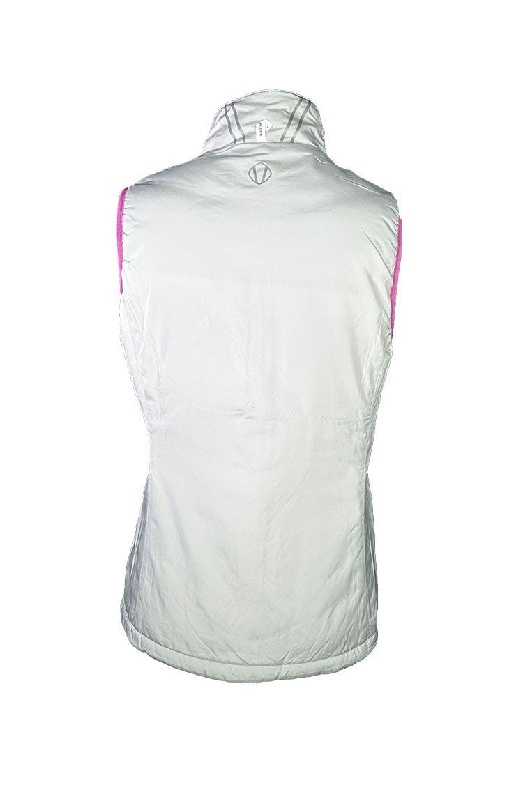 Picture of Sunice zns  Ladies Maci Reversible Gilet - Dahlia Crushed Petal Print / Oyster