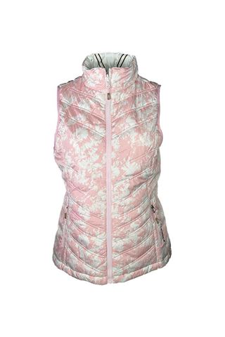 Picture of Sunice Ladies Maci Reversible Gilet - Orchid Pink Crushed Petal / Pure White