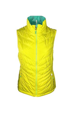 Show details for Sunice Ladies Maci Reversible Gilet - Mellow Yellow / Spearmint Green