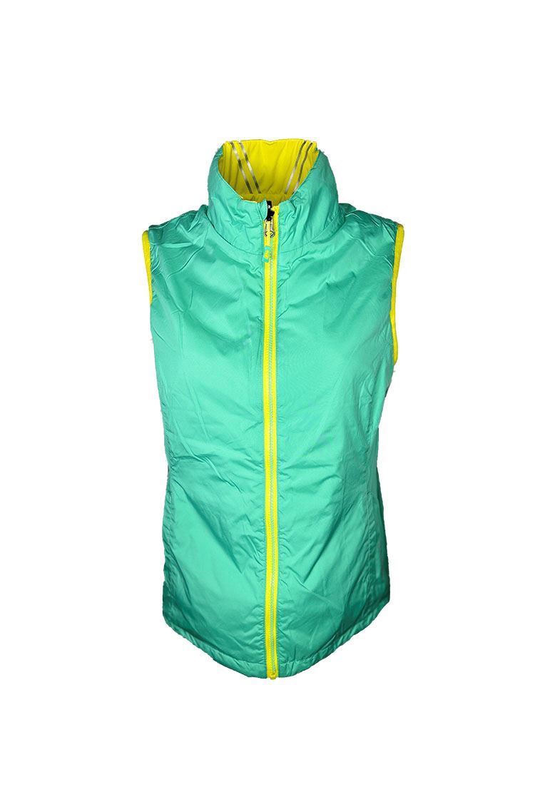 Picture of Sunice Ladies Maci Reversible Gilet - Mellow Yellow / Spearmint Green