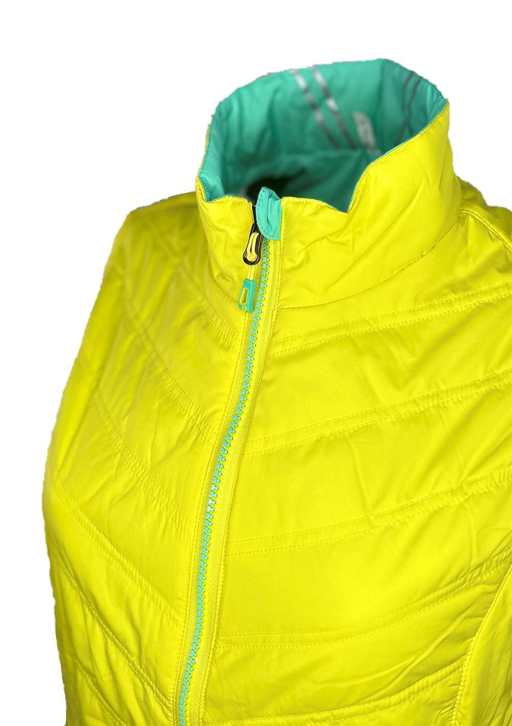 Picture of Sunice Ladies Maci Reversible Gilet - Mellow Yellow / Spearmint Green