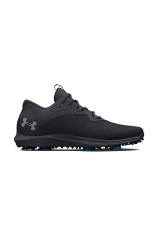 Show details for Under Armour Men's UA Charged Draw 2 Wide Golf Shoes - Black / Black