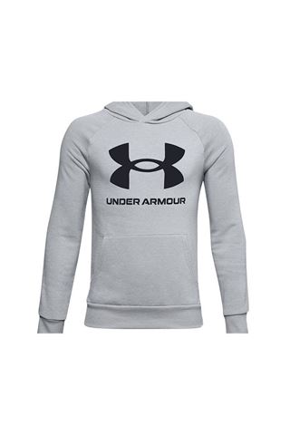 Picture of Under Armour UA Junior Rival Fleece Big Logo Hoodie - Mod Grey Light Heather 011