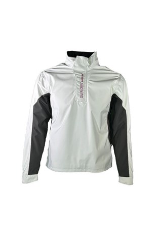 Picture of Galvin Green zns Men's Angus Half Zip GTX Waterproof Top - White / Gunmental / Grape