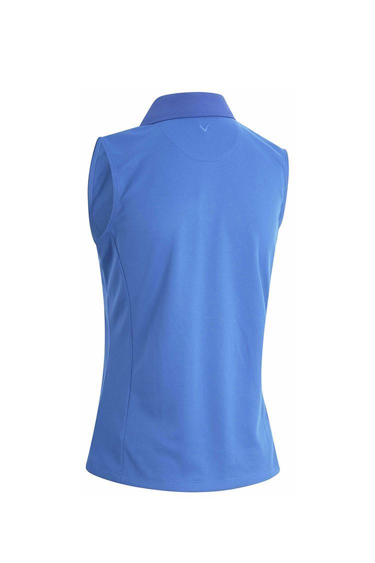 Picture of Callaway zns Ladies Sleeveless Knit Polo - Ibiza Blue