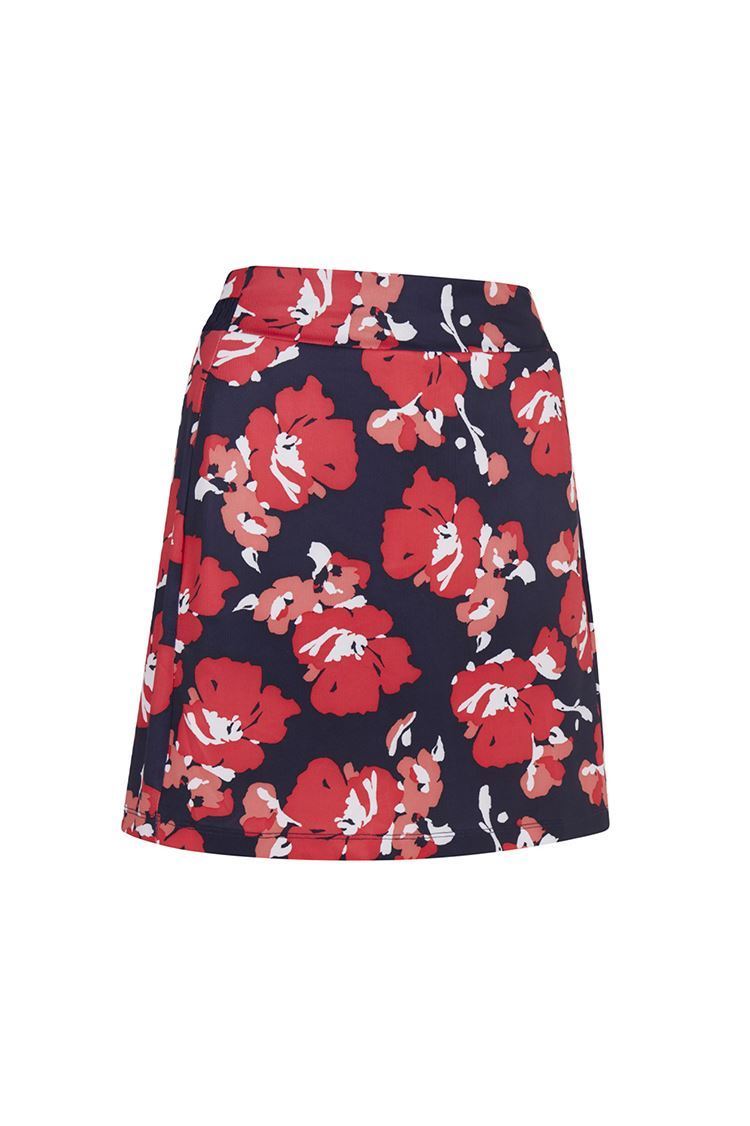 Callaway Ladies Large Scale Floral Skort - Peacoat 410 - CGKBSC20