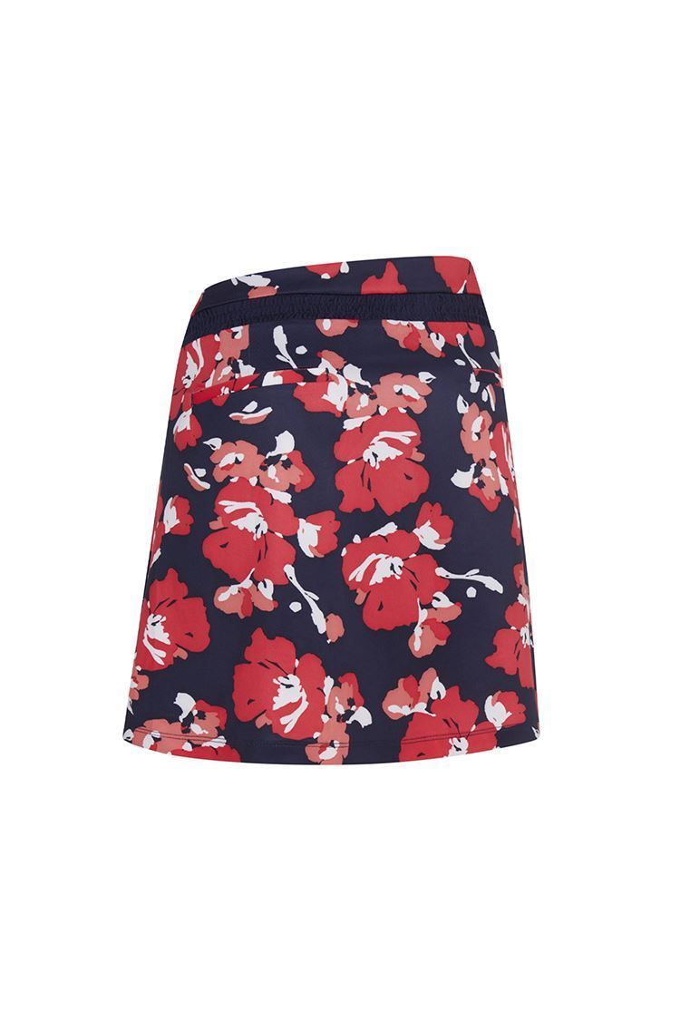 Picture of Callaway Ladies Large Scale Floral Skort - Peacoat 410