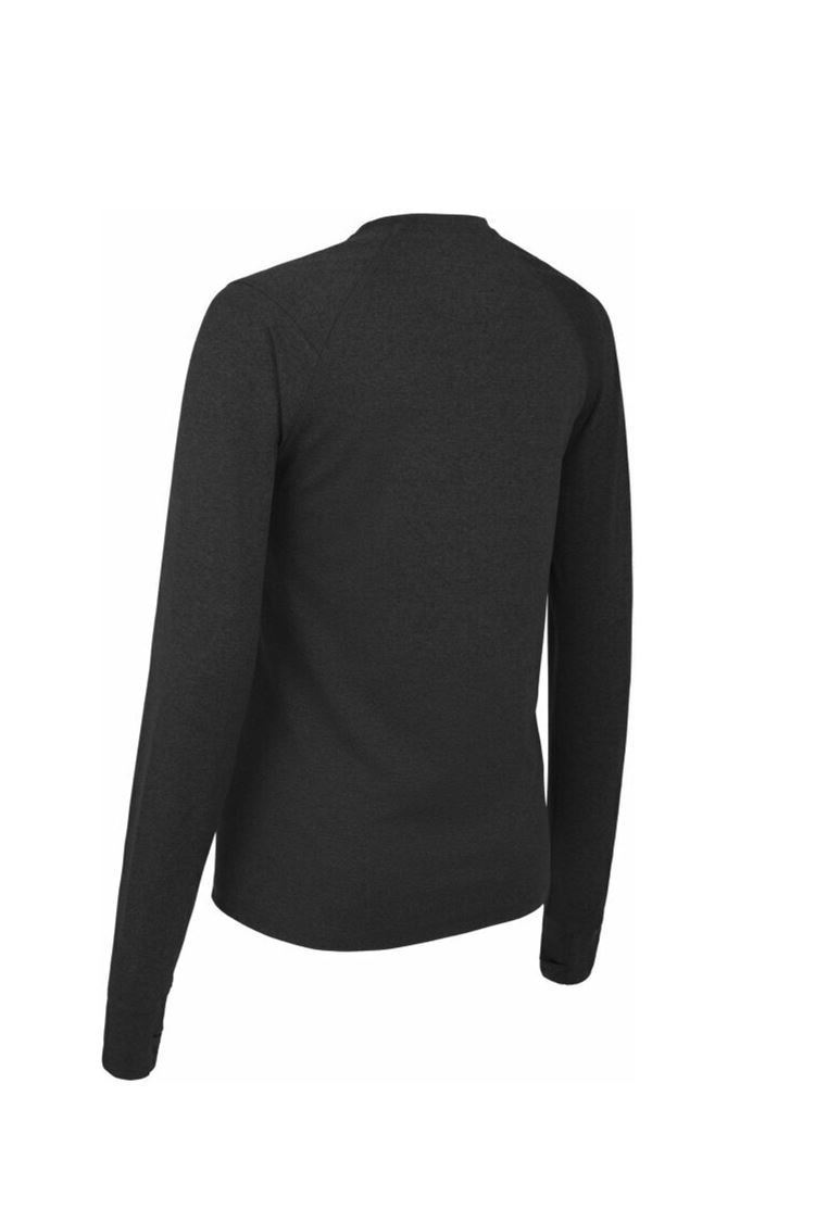 Picture of Callaway Ladies Long Sleeve Crew Neck Base Layer - Ebony Heather 026