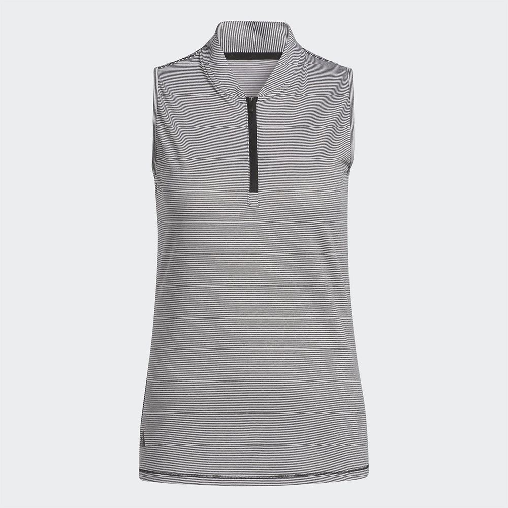 Picture of adidas Women's Ottoman Sleeveless Polo Shirt - Black / White