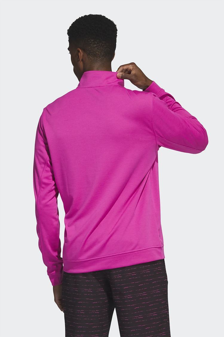 Picture of adidas zns  Men's Elevated 1/4 Zip Midlayer - Lucid Fuchsia