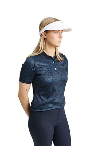 Show details for Abacus Ladies Cherry Polo Shirt - Peacock Blue 563