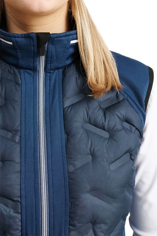 Picture of Abacus Ladies Grove Hybrid Vest / Gilet - Peacock Blue - XS only