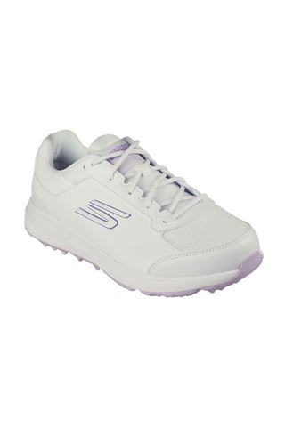 Picture of Skechers Ladies Go Golf Prime Golf Shoes - Relaxed Fit - White / Lavender