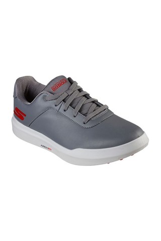 Picture of Skechers zns Men's Go Golf Drive 5 Golf Shoes - Relaxed Fit - Grey / Red