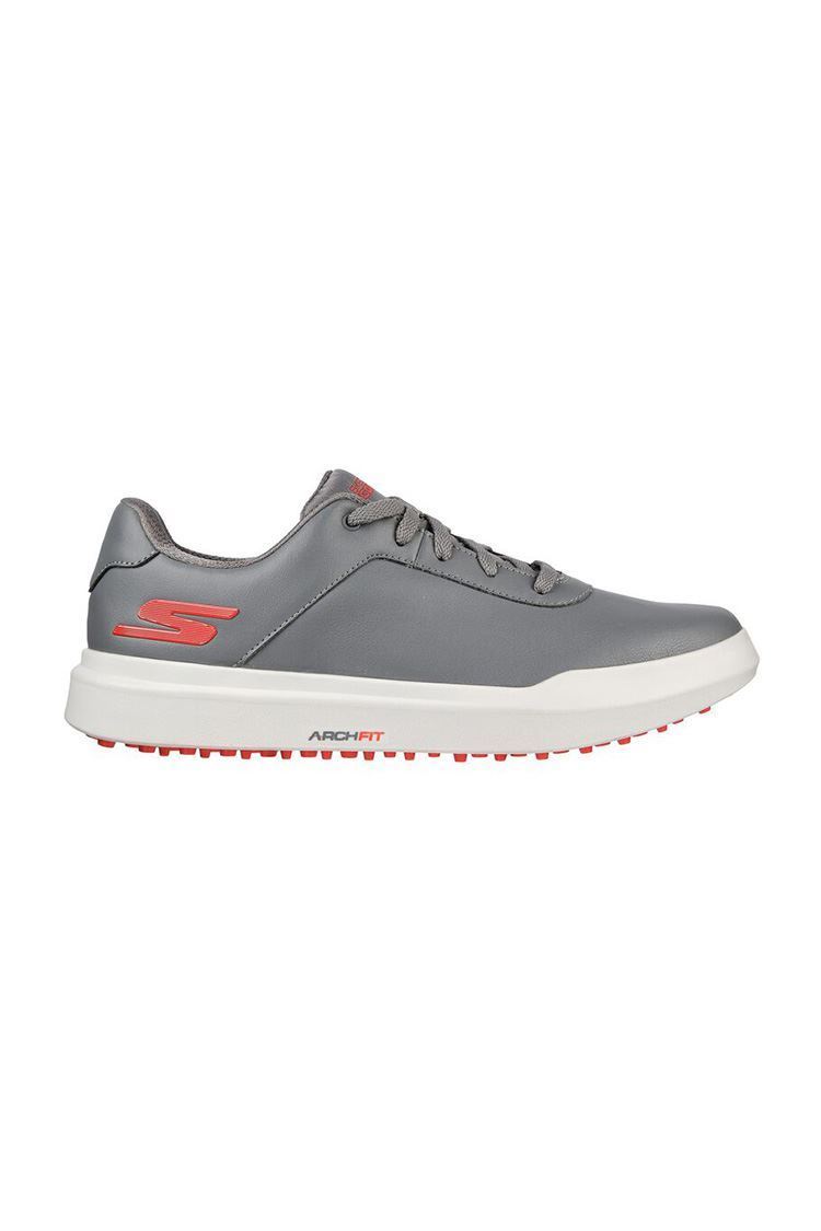 Picture of Skechers zns Men's Go Golf Drive 5 Golf Shoes - Relaxed Fit - Grey / Red