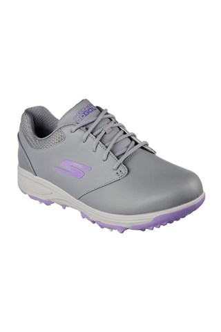 Skechers ZNS Women s Go Golf Jasmine Soft Spiked Golf Shoes Grey Purple 123050