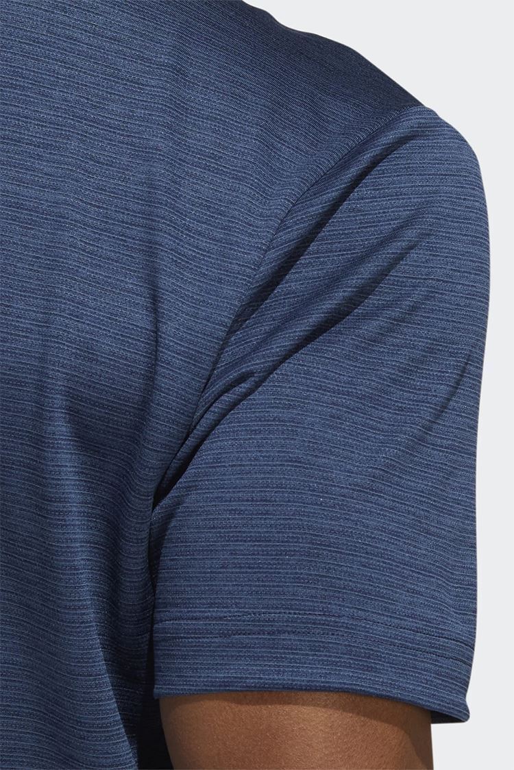 Picture of adidas zns Men's Textured Stripe Polo Shirt - Collegiate Navy / Crew Navy