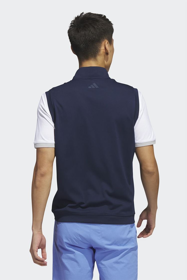 Picture of adidas Men's Elevated 1/4 Zip Vest - Collegiate Navy