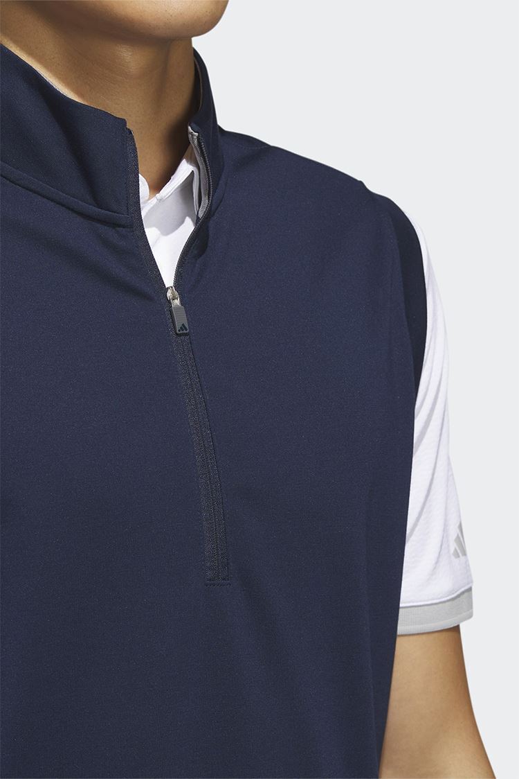 Picture of adidas Men's Elevated 1/4 Zip Vest - Collegiate Navy
