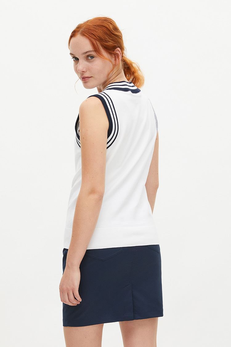 Picture of Rohnisch Ladies Mae Knitted Vest - Pure White