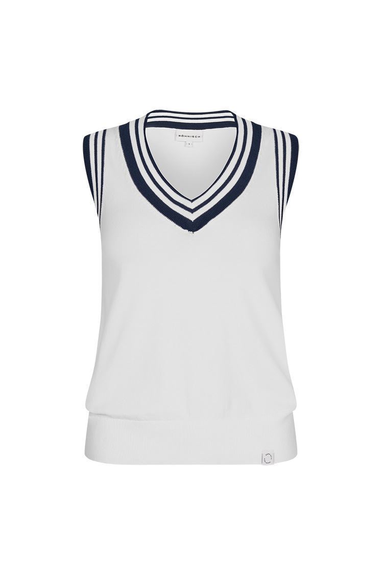 Picture of Rohnisch Ladies Mae Knitted Vest - Pure White