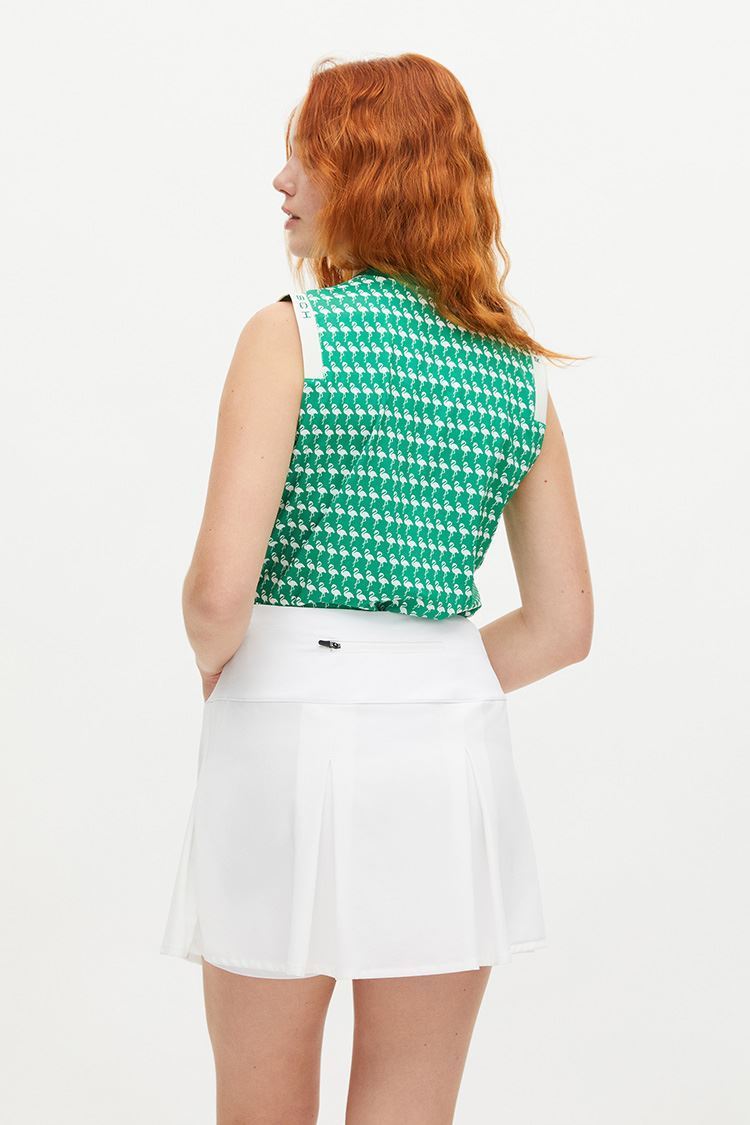 Picture of Rohnisch Ladies Abby Sleeveless Top - Flamingo AOP Jelly Bean