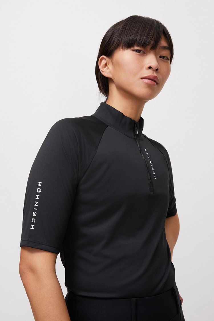 Picture of Rohnisch Ladies Addy Short Sleeve Top - Black
