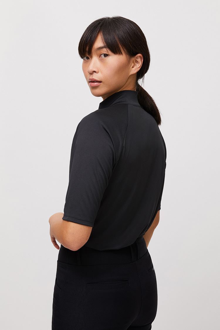 Picture of Rohnisch Ladies Addy Short Sleeve Top - Black