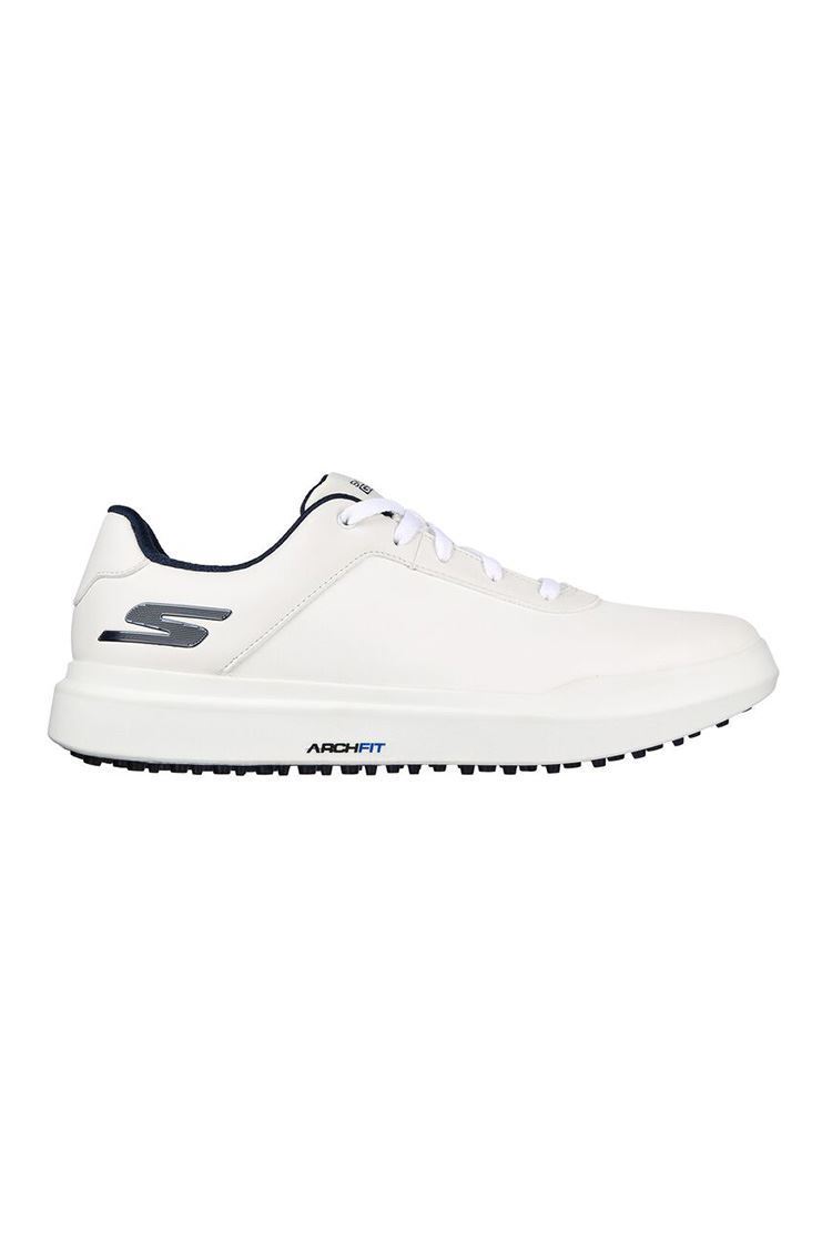 Picture of Skechers zns Men's Go Golf Drive 5 Golf Shoes - Relaxed Fit - White / Navy