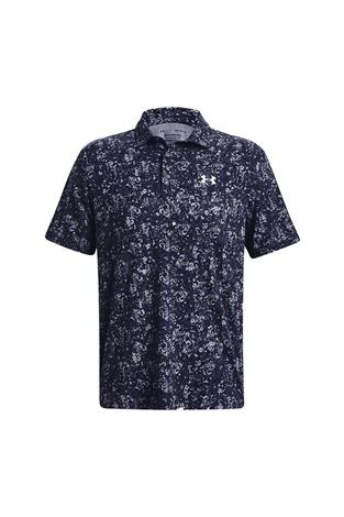 Show details for Under Armour Men's UA Playoff 3.0 Floral Speckle Polo Shirt - Midnight Navy
