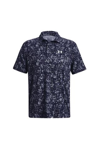 Picture of Under Armour Men's UA Playoff 3.0 Floral Speckle Polo Shirt - Midnight Navy