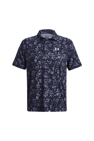 Picture of Under Armour zns Men's UA Playoff 3.0 Floral Speckle Polo Shirt - Midnight Navy