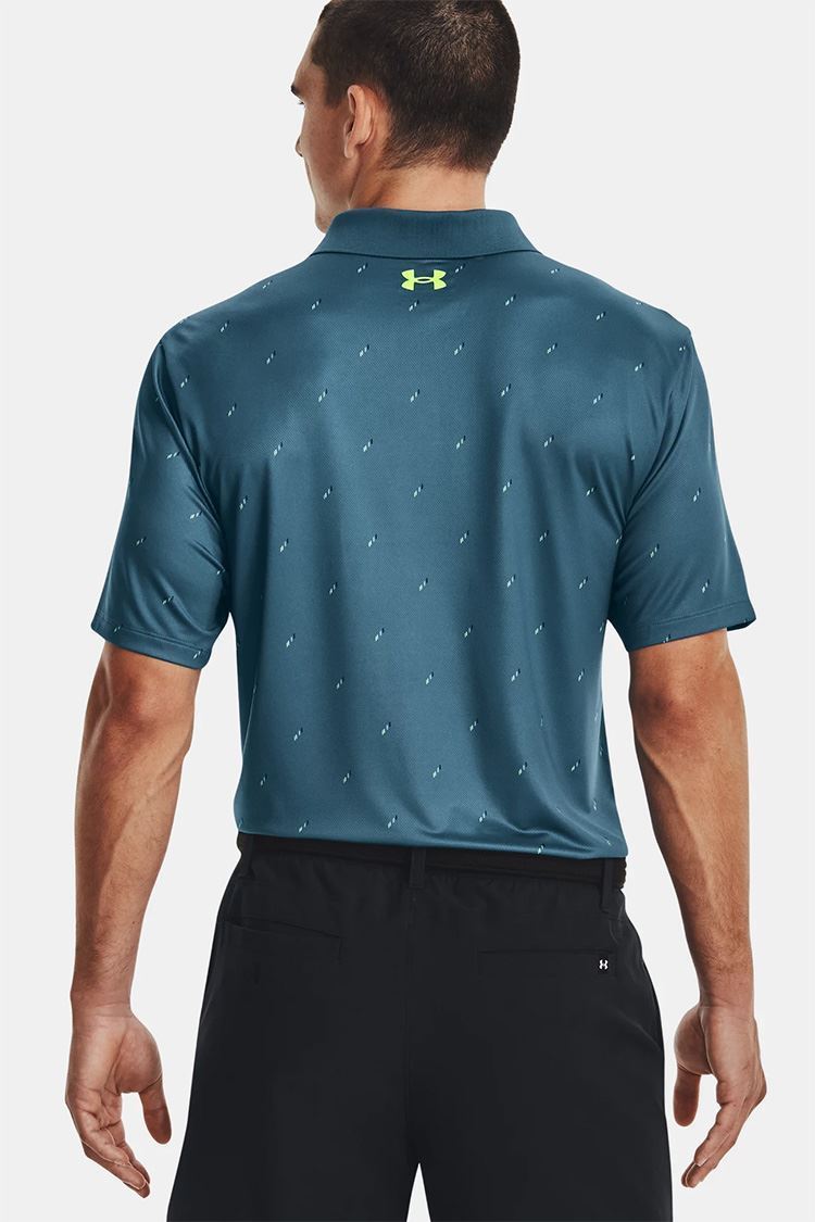 Under Armour Men's Performance 3.0 Deuce Golf Polo Shirt Static Blue