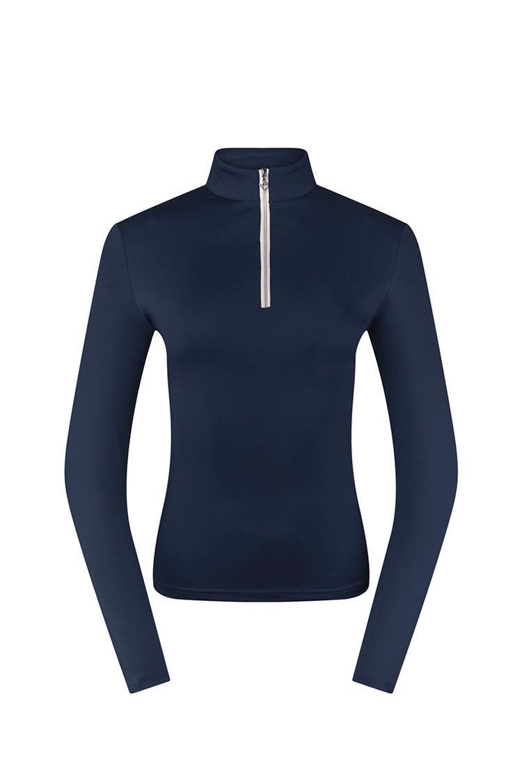 Picture of Pure Golf Ladies Tranquility Plain Midlayer Top - Navy