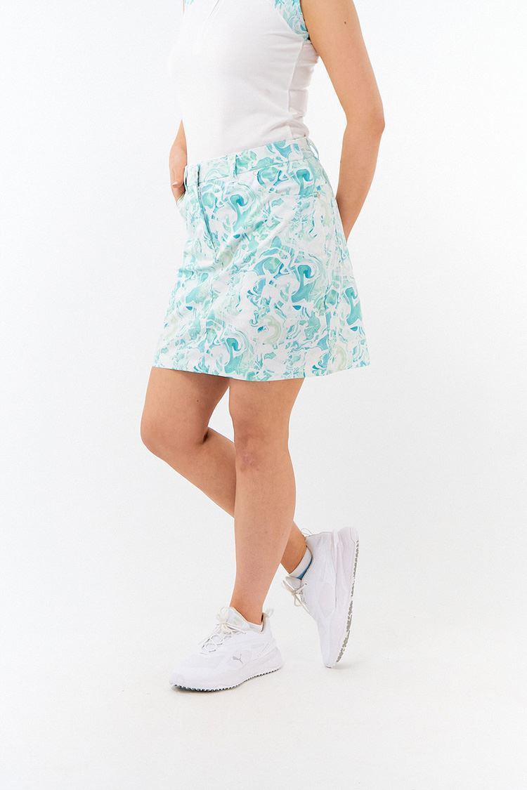 Picture of Pure Golf Ladies Clarity Golf Skort - Aquamarine Lake - UK18 Only